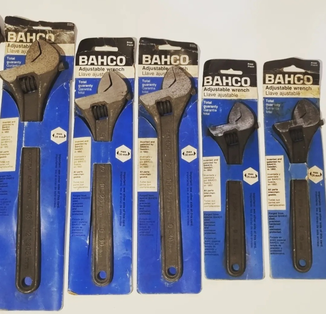 Llaves ajustables Bahco fosfatadas